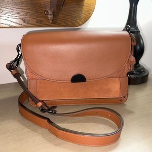 COACH Dreamer Shoulder Bag 1941 Saddle leather 73547 EUC
